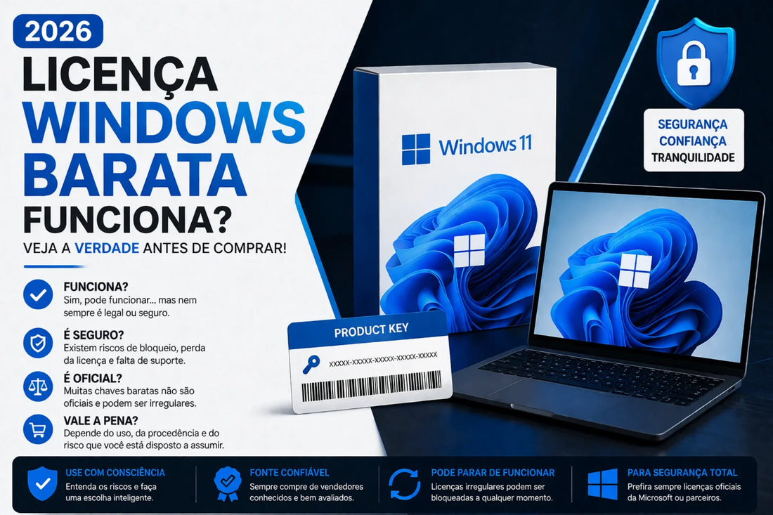 licença windows barata funciona em 2026 veja riscos segurança ativação e validade da chave digital